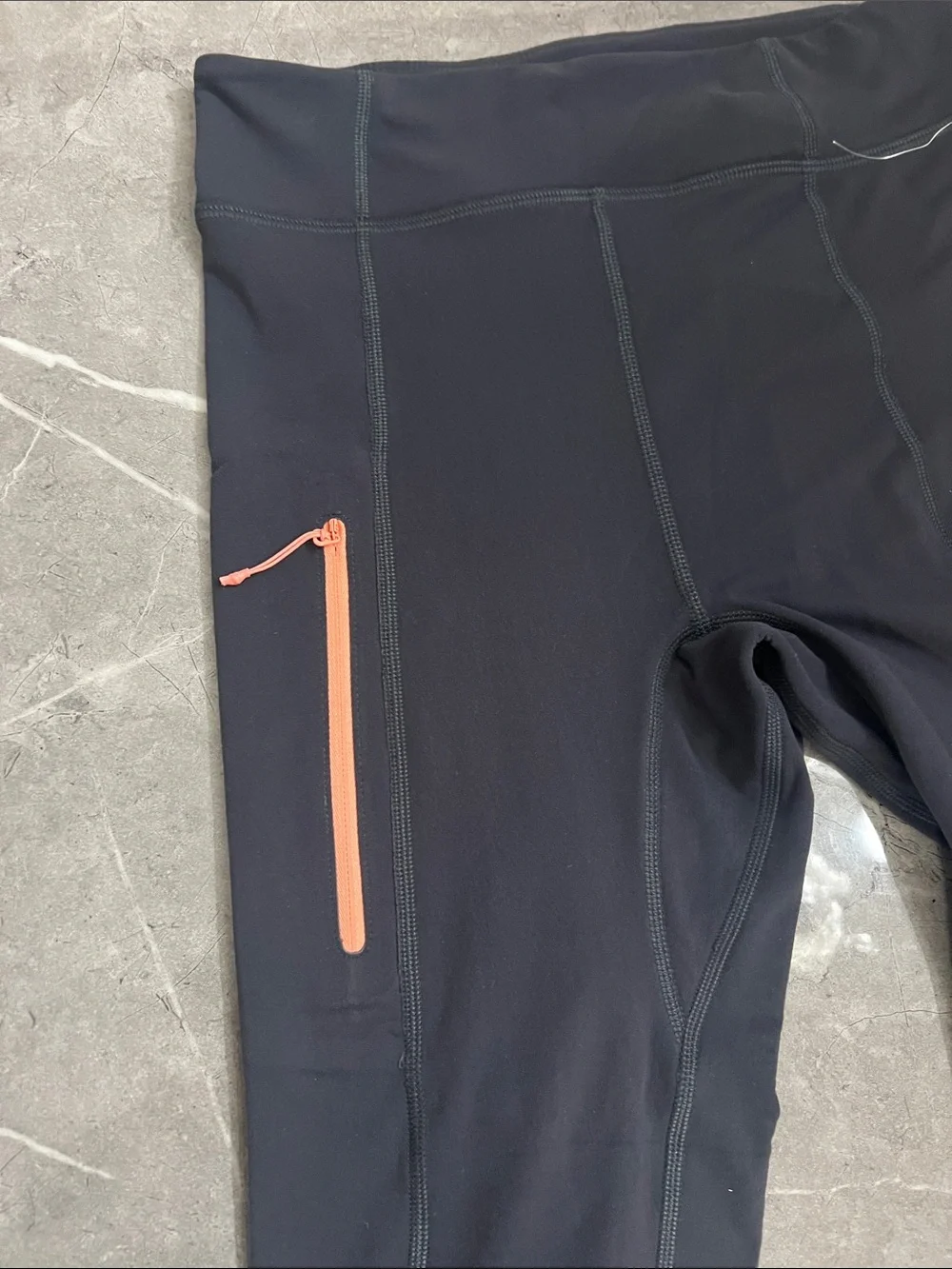 Free People Black Leggings with Zip Pocket